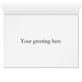 Baha'i 5" x 7"グリーティングカード (内部横(下))