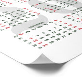 Bahai Gardens, Acre(2013).イスラエル。カレンダー2022 ポスター (角)