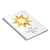 Baha'i Journal 6.5インチx 8.75インチ ノートブック (右側)