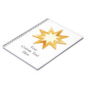 Baha'i Journal 6.5インチx 8.75インチ ノートブック (左側)