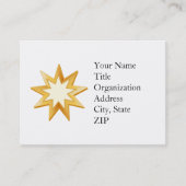 Baha'i Mighty 3.5インチx 2.5インチ名刺 名刺 (正面)