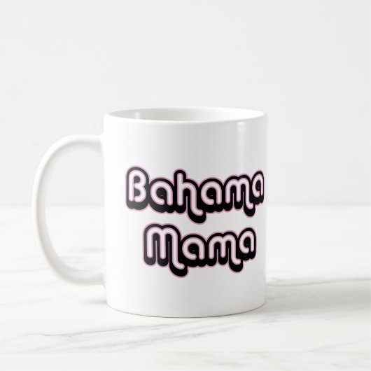 Bahamaのママ コーヒーマグカップ (左)