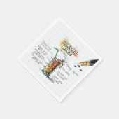 Bahamaのママ スタンダードカクテルナプキン (角)