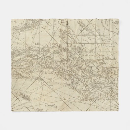 Bahamaの部分が付いているキューバの島は取引します フリースブランケット (正面(横))