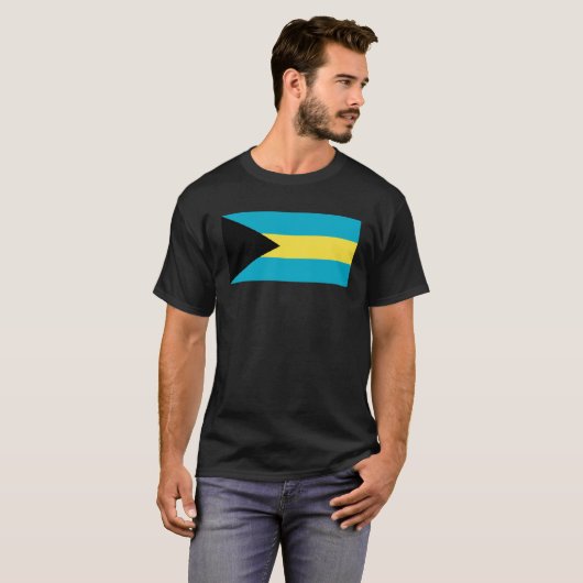Bahama Islands Flag 1 Tシャツ (正面フル)