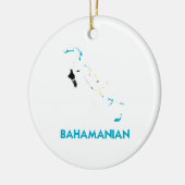 BAHAMANIANの地図 セラミックオーナメント (左)