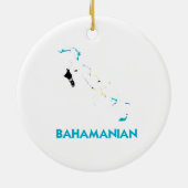 BAHAMANIANの地図 セラミックオーナメント (裏面)