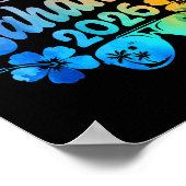 Bahamas 2026 Vacation Beach Tie Dye Trips Summer V ポスター (角)
