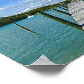 Bahamas Fishing Pier, Great Abaco Island, Bahamas ポスター (角)
