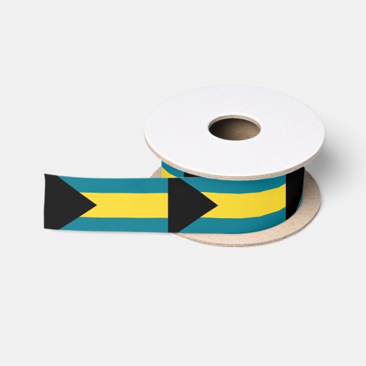 Bahamas Flag Birthday Cake サテンリボン (リール)