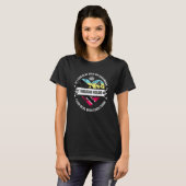 Bahamas Flag Trinidad&Tobago Grown  Husband Countr Tシャツ (正面フル)