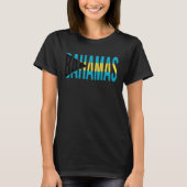 Bahamas In Flag Colors Tシャツ (正面)