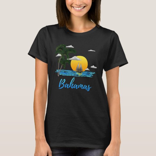 Bahamas Islands Vacation Tシャツ (正面)