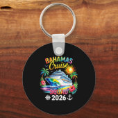 Bahamas Vacation 2026 Squad Family Friends Matchin キーホルダー (正面)