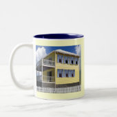 Bahamianの家 ツートーンマグカップ (左)