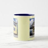 Bahamianの家 ツートーンマグカップ (中央)