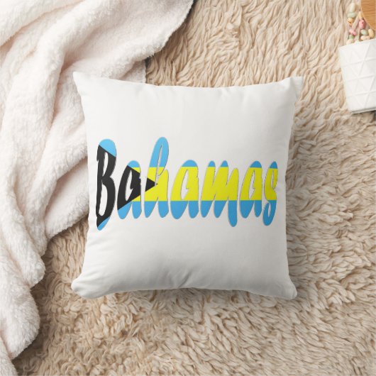 Bahamianの旗の枕 クッション (ブランケット)