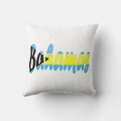 Bahamianの旗の枕 クッション (裏面)