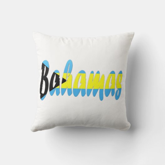 Bahamianの旗の枕 クッション (裏面)