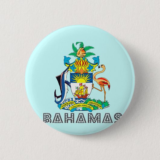 Bahamianの紋章 缶バッジ (正面)