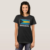 Bahamian Bahamas Flag Tシャツ (正面フル)
