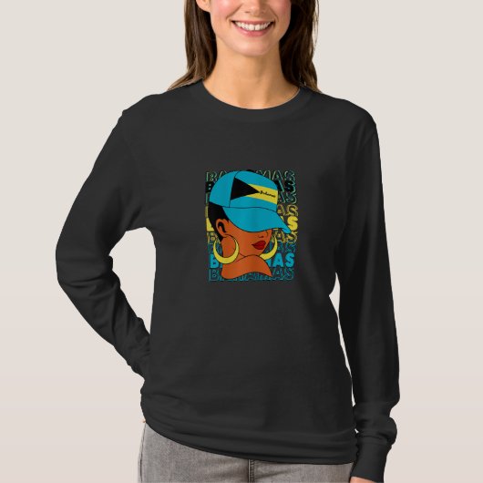 Bahamian Flag Clothing Bahamas Vacation Design Bah Tシャツ (正面)