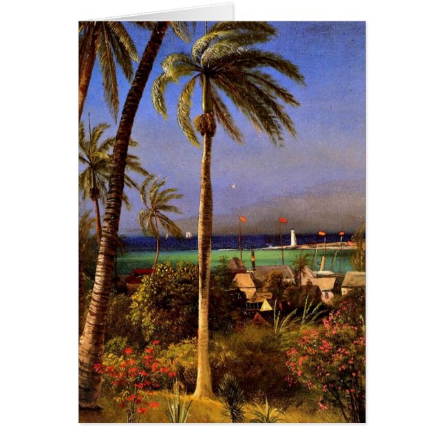 Bahamian View, Albert Bierstadt painting (正面)