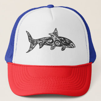 Bahamsのbonefish/骨の魚のalbulaのトラック運転手の帽子 キャップ