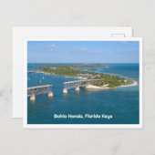 Bahia Honda, Florida鍵航空西からの眺め ポストカード (正面/裏面)
