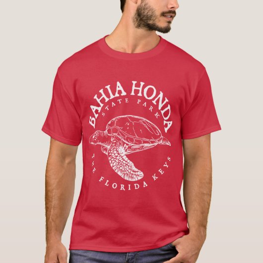 Bahia Honda State Park Florida Keys Loggerheadurle Tシャツ (正面)
