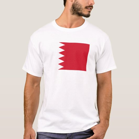 Bahrain Flag T-Shirt, Patriotic T-Shirts, Tシャツ (正面)
