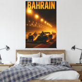 Bahrain International Circuit F1 Gulf Air Grand Pr キャンバスプリント (インサイチュ (寝室))