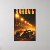 Bahrain International Circuit F1 Gulf Air Grand Pr キャンバスプリント (正面)