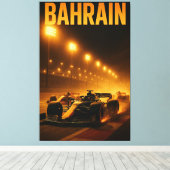 Bahrain International Circuit F1 Gulf Air Grand Pr キャンバスプリント (インサイチュ (ウッドフロア))