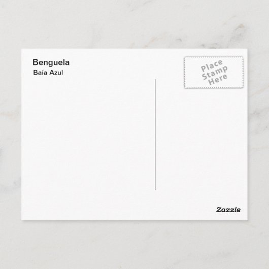 Baía Azul ポストカード (裏面)