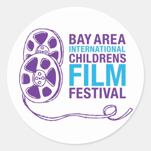 BAICFFロゴスタンプ ラウンドシール (正面)