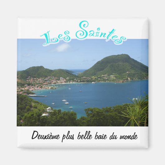 Baie des Saintes (Guadeloupe) マグネット (正面)