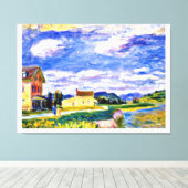 Baie St. Paul、ケベックby William James Glacken キャンバスプリント (インサイチュ (ウッドフロア))