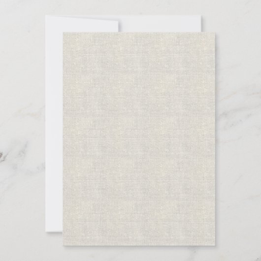 baige texture background First Holy Communion 招待状 (裏面)