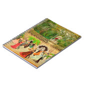 Bailando vals en la Quinta da Regaleira （ポルトガル） ノートブック (左側)