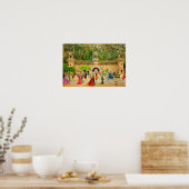 Bailando vals en la Quinta da Regaleira (ポルトガル) ポスター (キッチン)