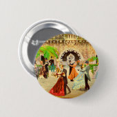 Bailando vals en la Quinta da Regaleira （ポルトガル） 缶バッジ (正面&裏面)