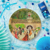 Bailando vals en la Quinta da Regaleira, Portugal ペーパープレート (パーティー)