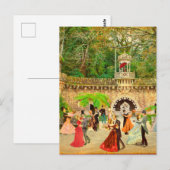 Bailando vals en la Quinta da Regaleira (Portugal) ポストカード (正面/裏面)