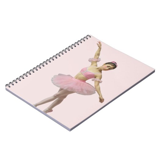 Bailarina con tutú rosa ノートブック (左側)