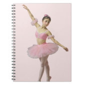Bailarina con tutú rosa ノートブック (正面)