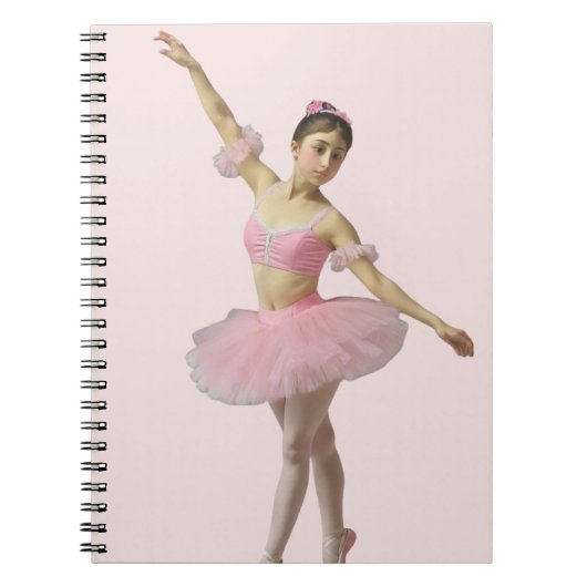 Bailarina con tutú rosa ノートブック (正面)