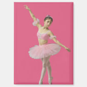 Bailarina con tutú rosa マグネット (正面)