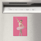 Bailarina con tutú rosa マグネット (インサイチュ (食洗機))