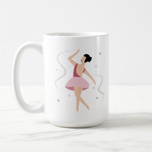 Bailarina de ballet コーヒーマグカップ (左)